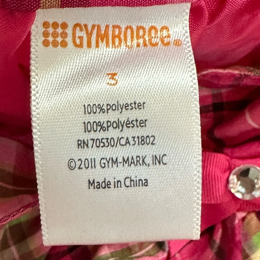 Y2K Gymboree Pink Plaid Layered Skirt 3T Toddler Girl Like New Condition
